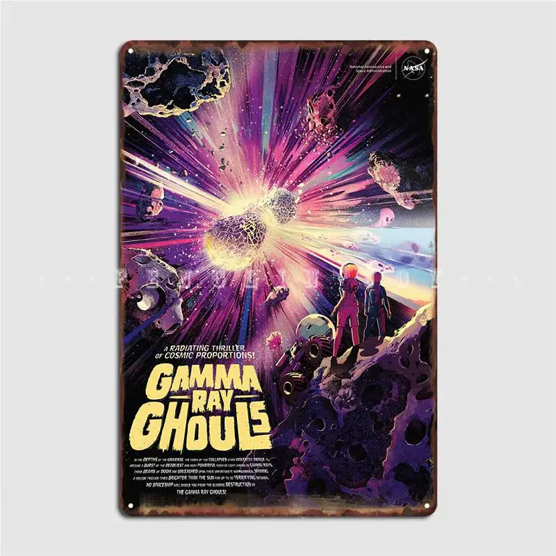 

Gamma Ray Ghouls Metal Plaque Poster Plaques Club Bar Club Home Classic Tin Sign Poster
