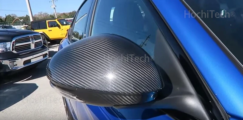 Для Alfa Romeo Giulia крышка зеркала заднего вида из углеродного волокна