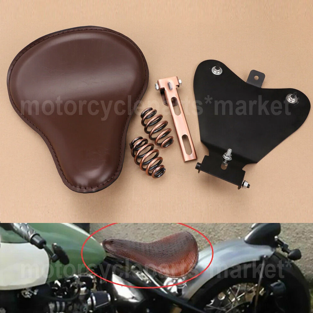 

Motorcycle Solo Slim Seat Baseplate Spring Bracket Kit For Harley Honda Yamaha Kawasaki Suzuki Bobber Chopper Sportster XL883