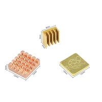 כרטיס sd Aokin פטל Pi 3 דגם B + 3.5 אינץ LCD מסך מגע + ABS Case + 16GB כרטיס SD + 3A Power Adapter + Heatsinks + HDMI עבור RPI 3 (5)