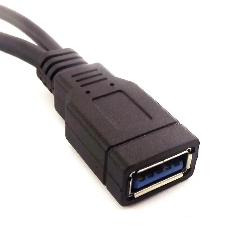 30 см USB 3,0 двойной кабель питания Y форма данных сетевой шнур для ПК компьютера внешний жесткий диск