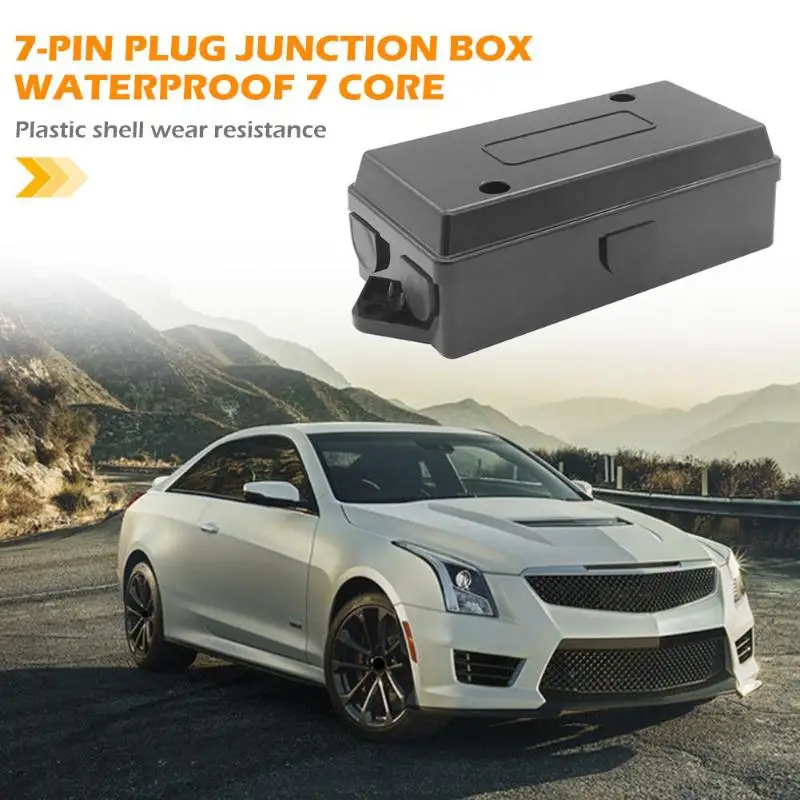 

Electrical Wire Connector 7 Gang/Pole Junction Box Good Toughness and Strong Endurance for Camper RV Light Wiring