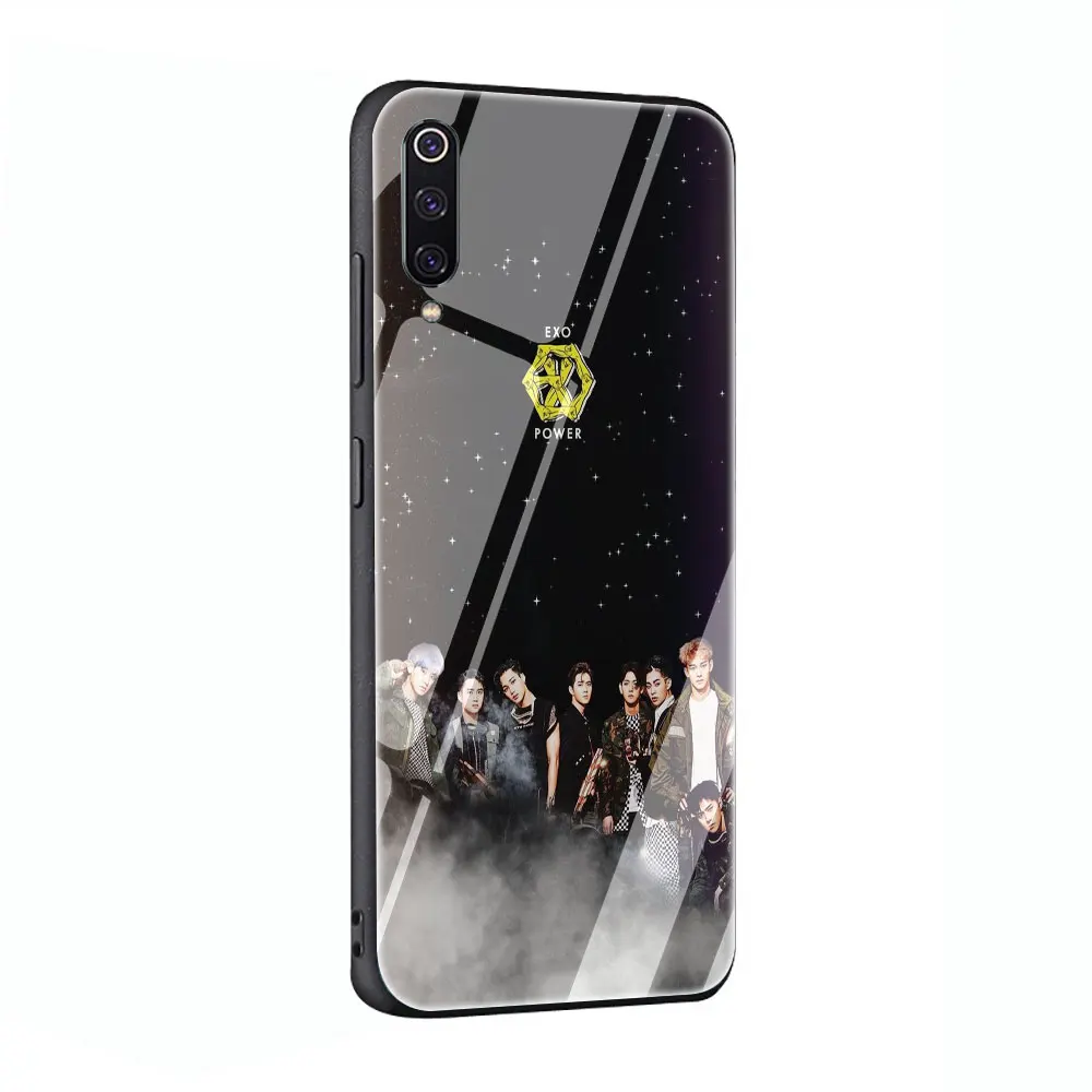 EXO band k-pop kpop чехол из закаленного стекла для телефона Xiaomi mi 8 9 Red mi 4X 6A Note 5 6 7 Pro Pocophone F1 - Цвет: G12