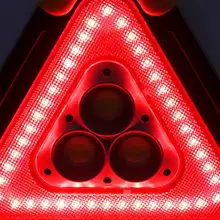 

Multi-function Solar Rechargeable Car LED Triangle Warning Light Auto Work Lamp