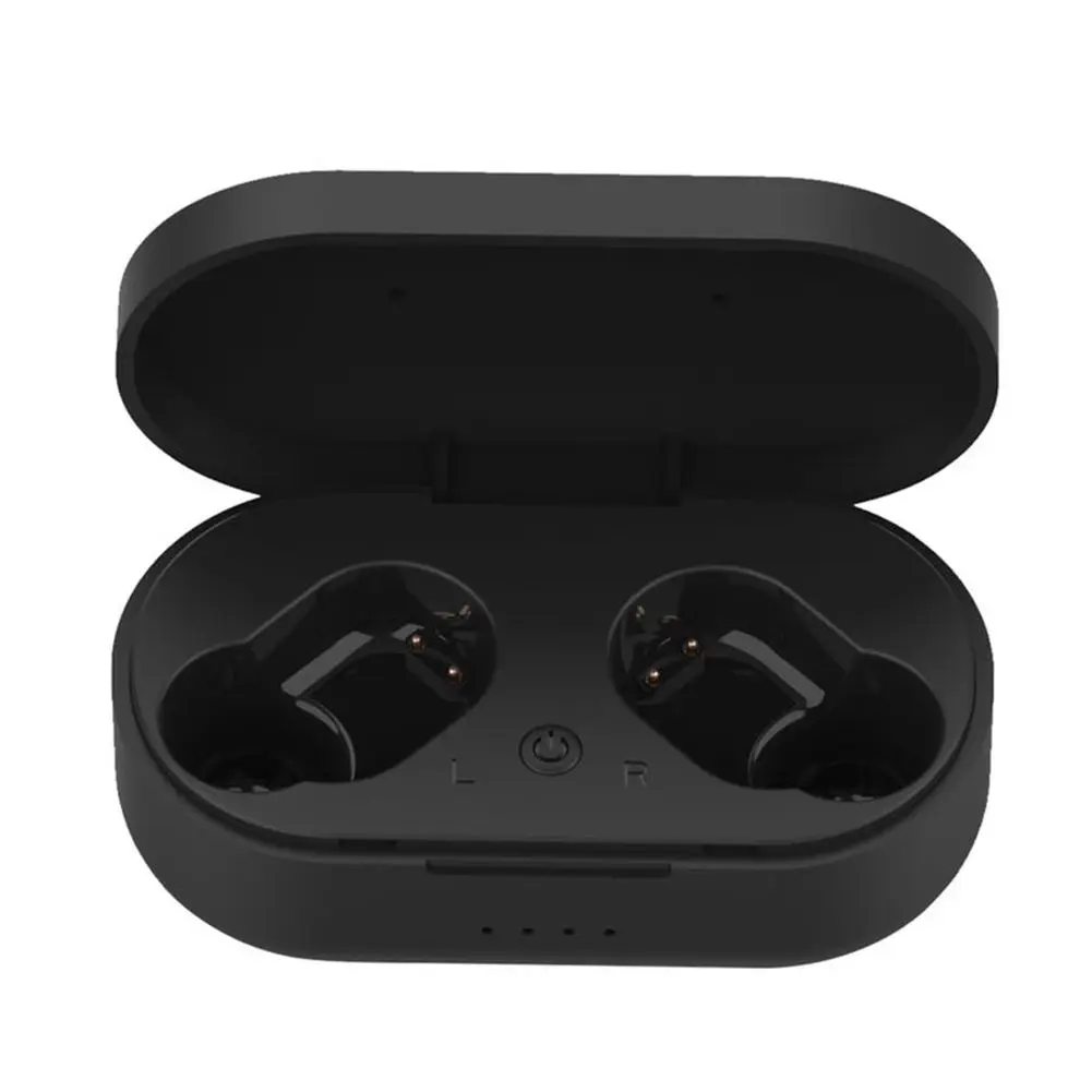 TWS Bluetooth наушники 5,0 настоящие Беспроводные наушники с микрофоном Handsfree AI управление для Xiaomi Redmi наушники стерео гарнитура - Цвет: Черный