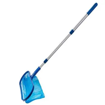 

Swimming Pool Landing Net Pool Cleaning with Aluminium Telescopic Pole Leaf Skimmer Net Leaf Net Cleaning Tools M