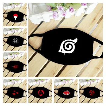 

Naruto Akatsuki Uchiha Itachi Cosplay Mask Konoha Symbol Sharingan Kakashi Washable Sports Street Dust-Proof Masks Props