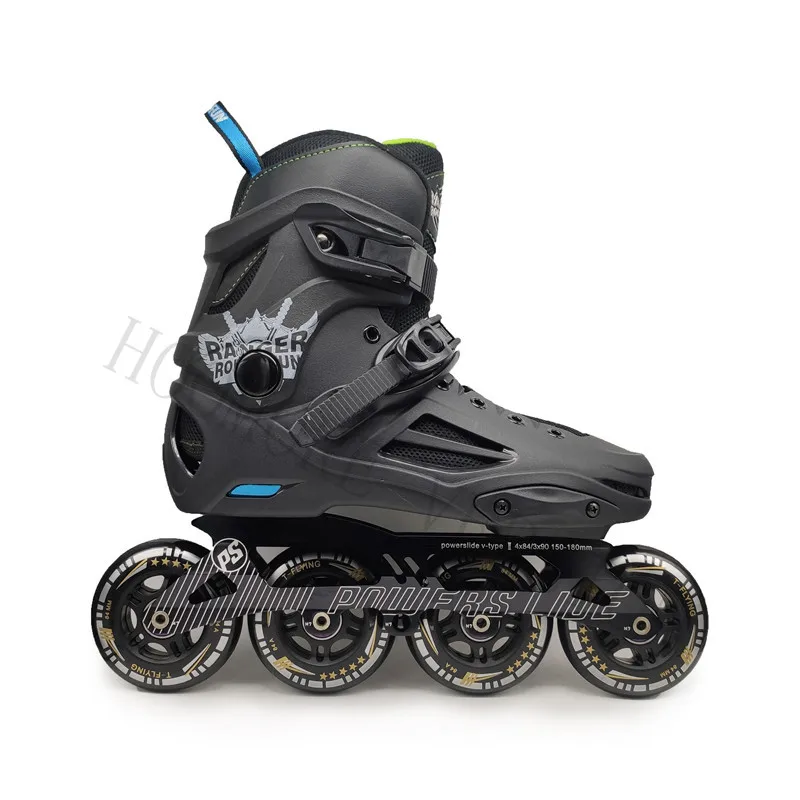 Big Slalom 4*84mm / Small Speed 3*90mm Roller Skates Sneaker for Boys Gilrs Outdoor Street Road Inline Skating Patines 84mm 90mm