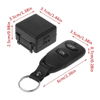 

DC 12V 10A 1CH RF Wireless Remote Control Switch 433MHz Receiver + Transmitter