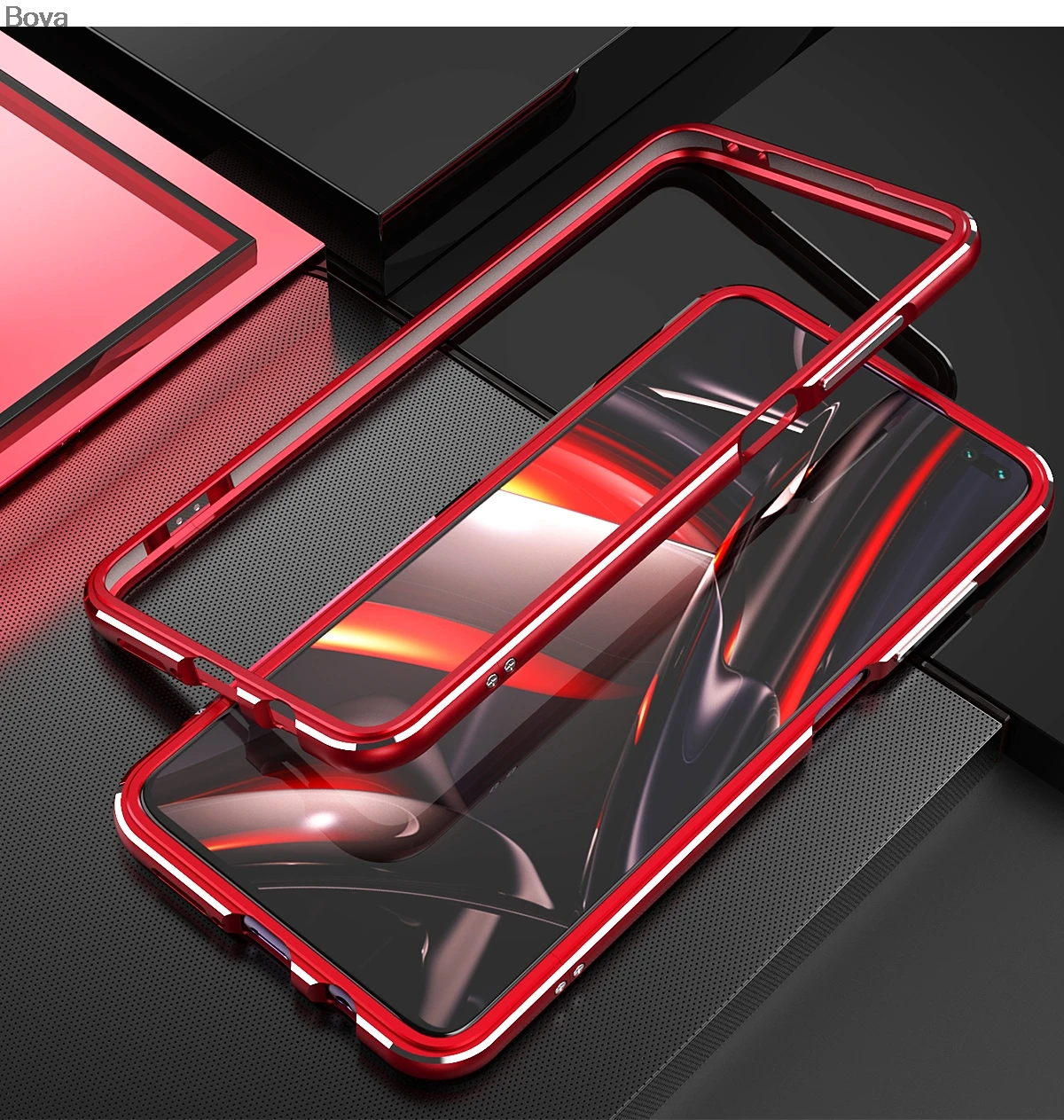 Чехол для Xiaomi redmi K30 люкс ультра тонкий алюминиевый бампер для Xiaomi redmi K30 5G+ 2 пленка(1 Фронтальная+ 1 задняя