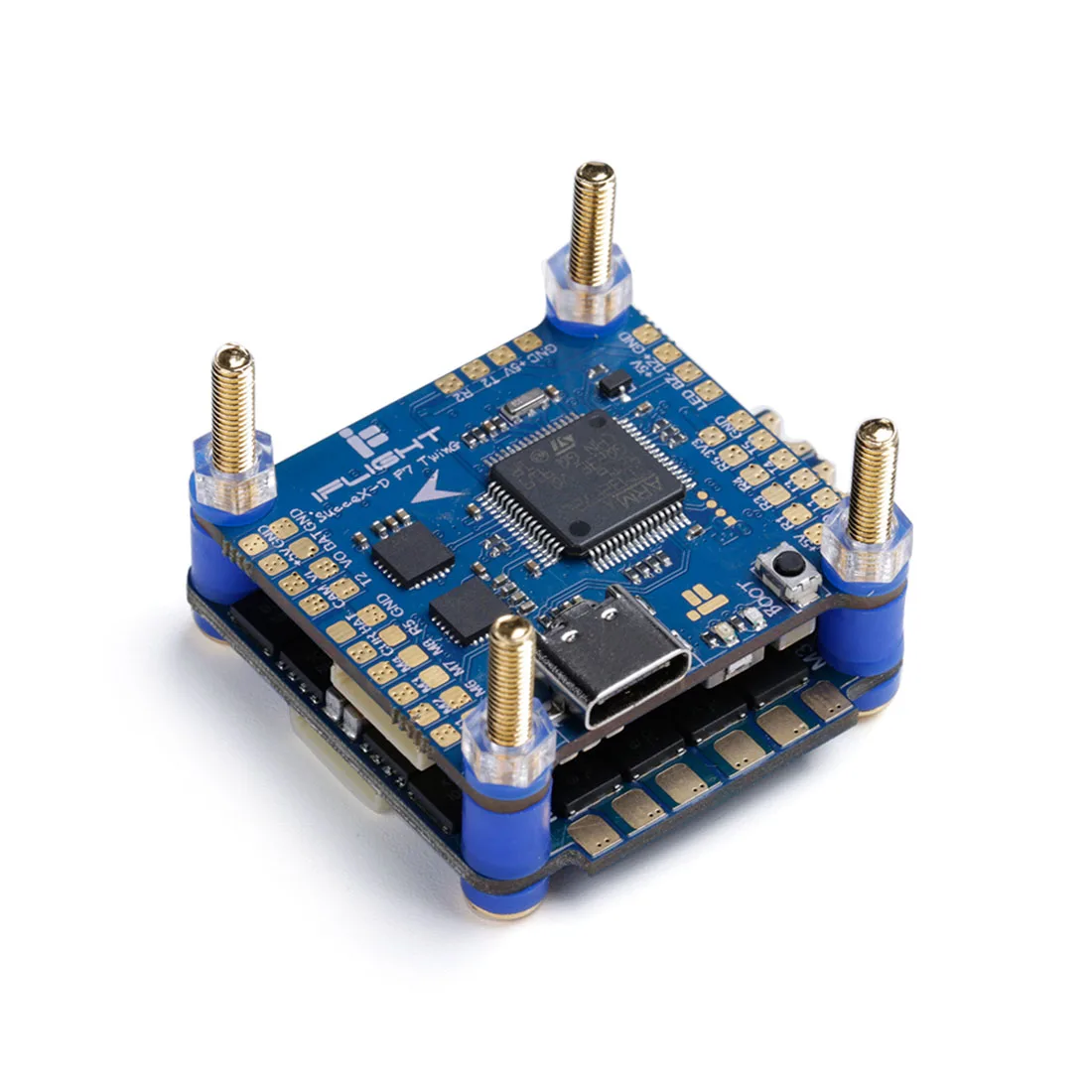 IFlight sucex-D F7 TwinG Stack с контроллером полета sucex-D F7 TwinG/sucex 50A 2-6S BLHeli_32 4 в 1 ESC для системы HD FPV