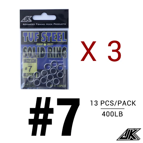 TSR-7-400LB-3packs JK 3 упаковки DIY Assist крюковые линии 60-170LB медленная отжимная линия 0,85-1,45 мм PE нейлоновая оплетка леска для рыболовных крючков твердое кольцо - Цвет: TSR-7-400LB-3packs