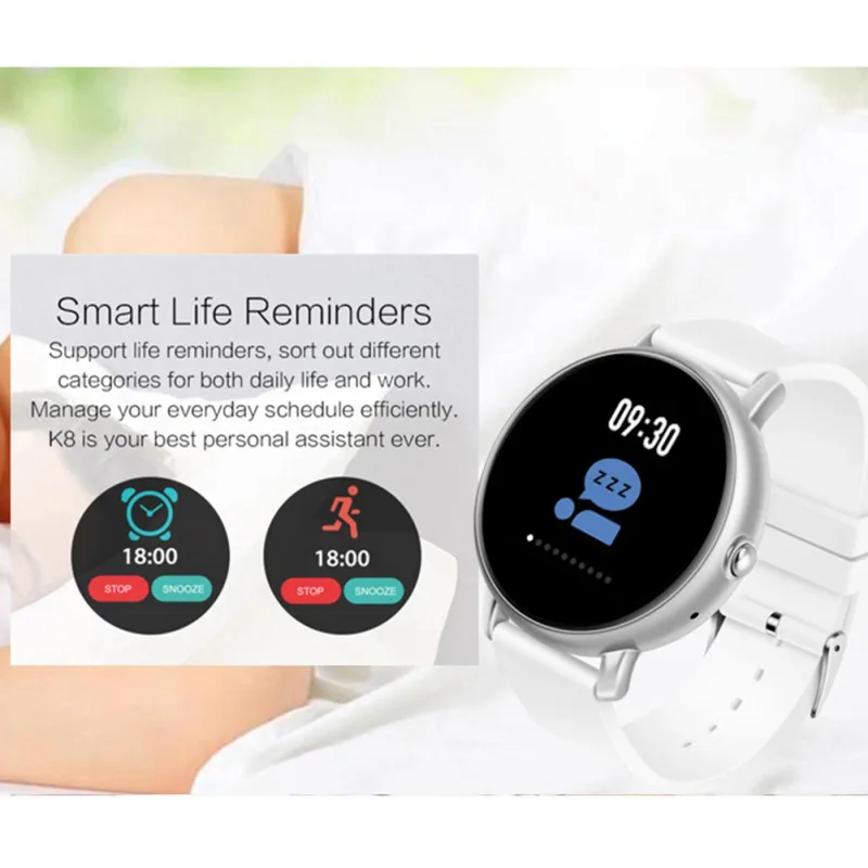 Bluetooth 3,0+ BLE водонепроницаемый спортивный смарт-Браслет фитнес-браслет монитор здоровья Smartwatch