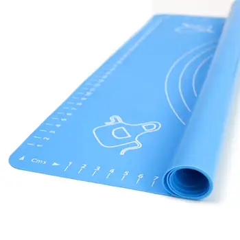 

Large Non Stick Silicone Sheet Dough Fondant Rolling Mat Baking Pastry Icing New