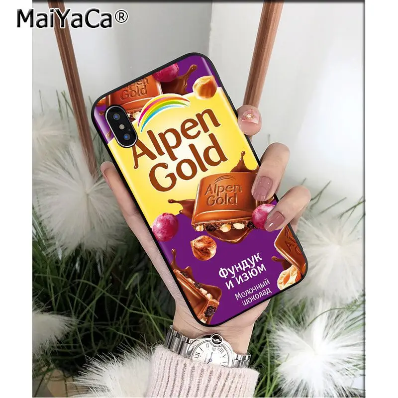 A15 Мягкий чехол для телефона MaiYaCa Alenka Alpen с изображением шоколада wonka из ТПУ для Apple iPhone 8 7 6 6S Plus X XS MAX 5 5S SE XR - Цвет: A15