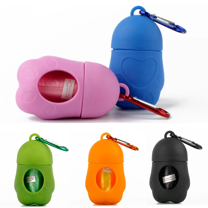 

Pet Outdoor Supplies Animal Waste Picker Cleaning Tools Portable Penguin Shape Poop Bag Dispenser Garbage Bags Holder