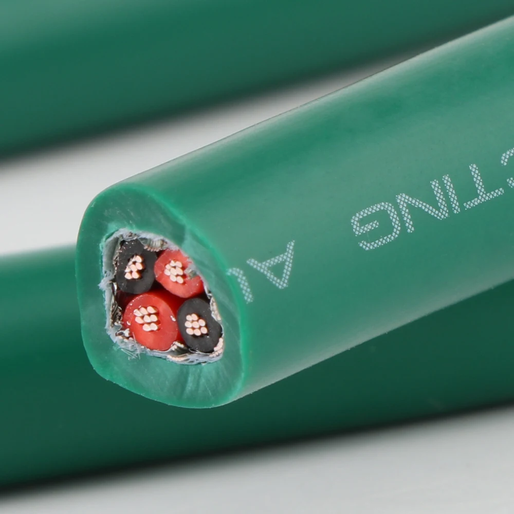 Preffair X403 versilbert Bulk-Kabel Hybrid-Verbindungskabel RCA Single Wire Audio Video Extend Line RCA-Kabel – Detail 5