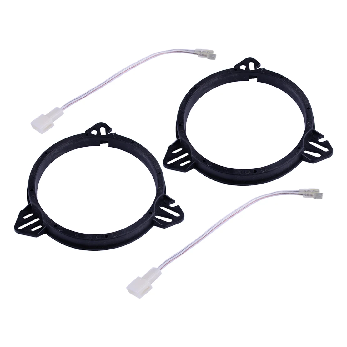 1Pair 6.5&quot Rear Door Adapter Spacer Rings Bracket Holder &amp Wire Harness Fit for Subaru Impreza Forester WRX STI Legacy |
