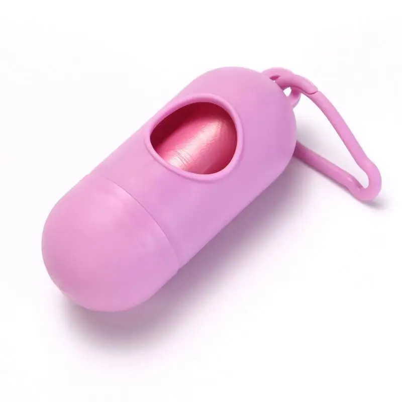Pink Pet Poop мешок для очистки мусора диспенсер коробка портативный пластик пеленки коробка мешок для сбора мусора от домашних животных чехол съемная коробка подгузник сумка органайзер - Цвет: Pink