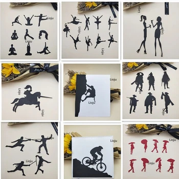 

Cowboy set Dancing girl New 2019 Scrapbooking Craft Dies cuts Cards making paper art diy