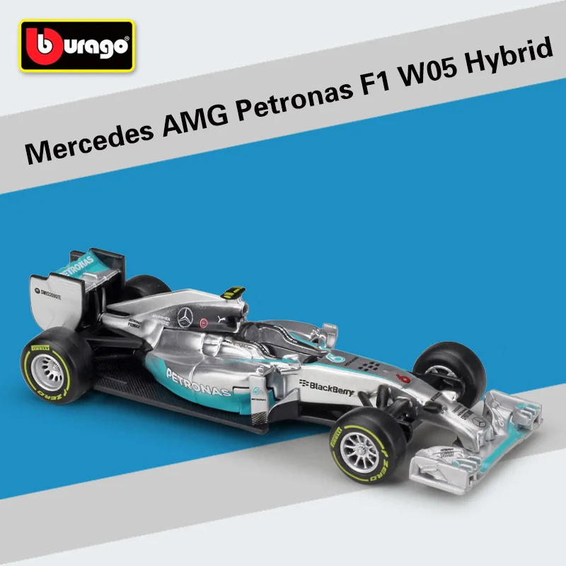 2014 W05 NO.6 1:43 Масштаб мини металлический F1 автомобиль Formulaa 1 модель Benz гоночный автомобиль симулятор W05/W07 сплав игрушечный автомобиль литья под давлением Коллекция/модель/детский подарок - Цвет: 2014 W05 NO.6