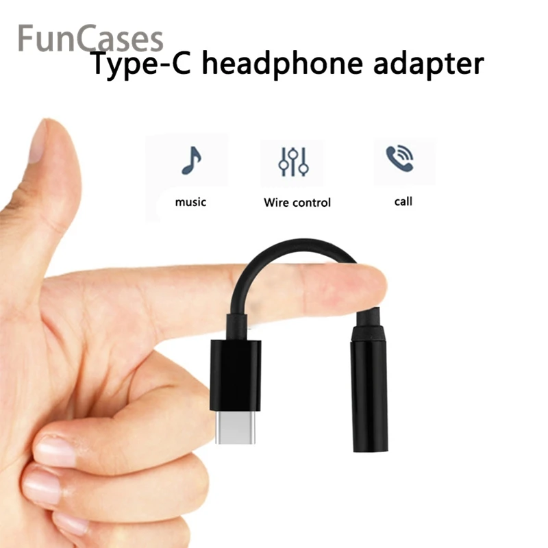 Кабель для наушников с разъемом типа C 3,5 USB C до 3,5 мм адаптер для наушников AUX для huawei P10 P20 pro Xiaomi Mi 6 8 аудио кабель