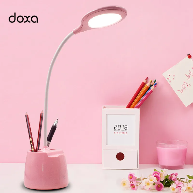 

LED Desk Lamp Touch Dimming Rechargeable USB Charging LED Table Lights GY231 Eye Protection Colorful Desktop Lamps Reading Study
