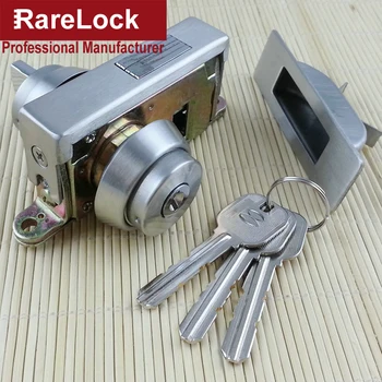 

Rarelock Stainless Door Lock Knob for Home Office Balcony Hotel Door Security Hardware JA4 aa