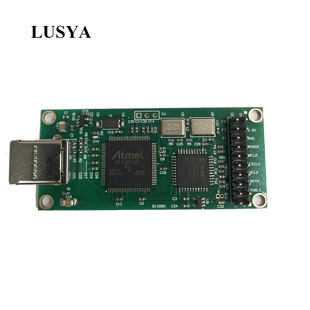 Декодеры Lusya Combo 384 USB к I2S поддержка DSD512 32 бит для AK4497 ES9038 AK4493 DAC справочная карта