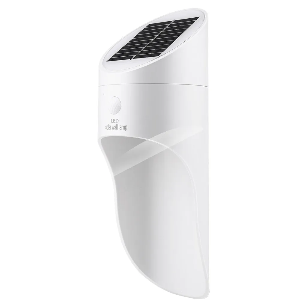 New 15LED Outdoor Courtyard Waterproof Human Body Induction Solar Wall Light Safety