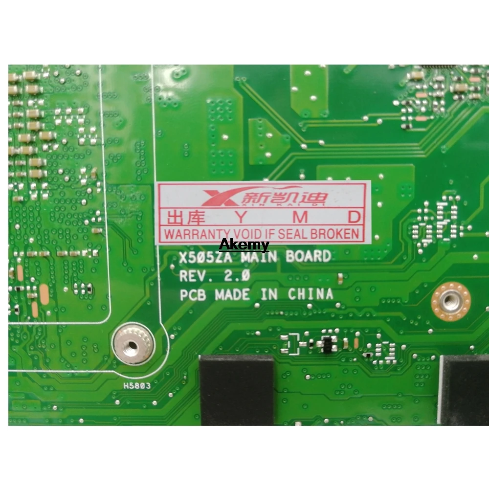 X505ZA материнская плата Ryzen-2700U 8G-RAM для ASUS X505ZA A505ZA Материнская плата ноутбука X505ZA материнская плата(обмен