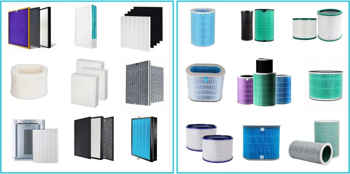 Peças de purificador de ar