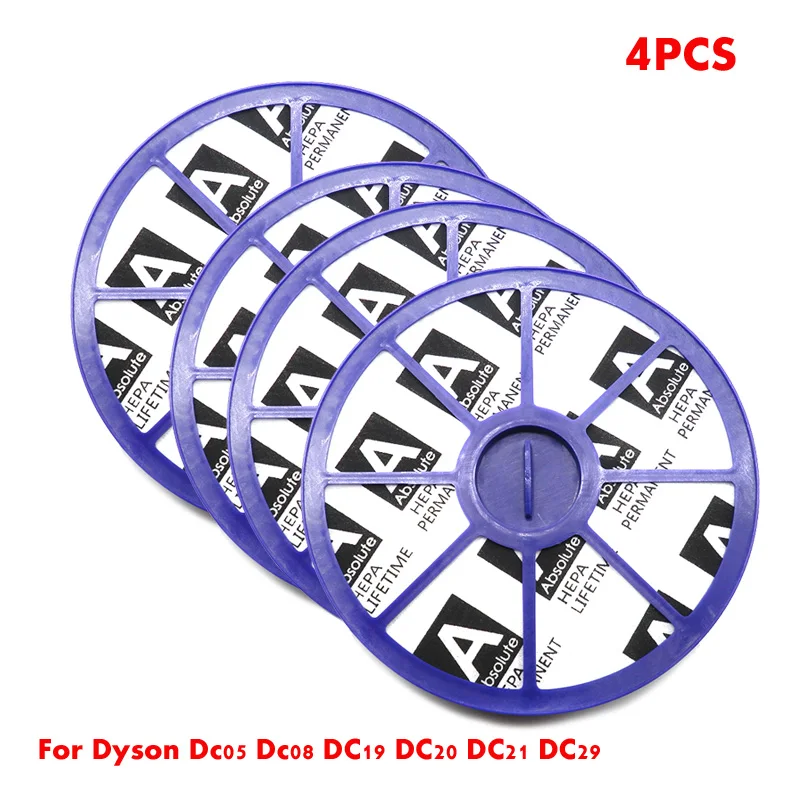 4 шт. детали для пылесоса HEPA-фильтр Dyson Dc05 Dc08 DC19 DC20 DC21 беспроводной ручной
