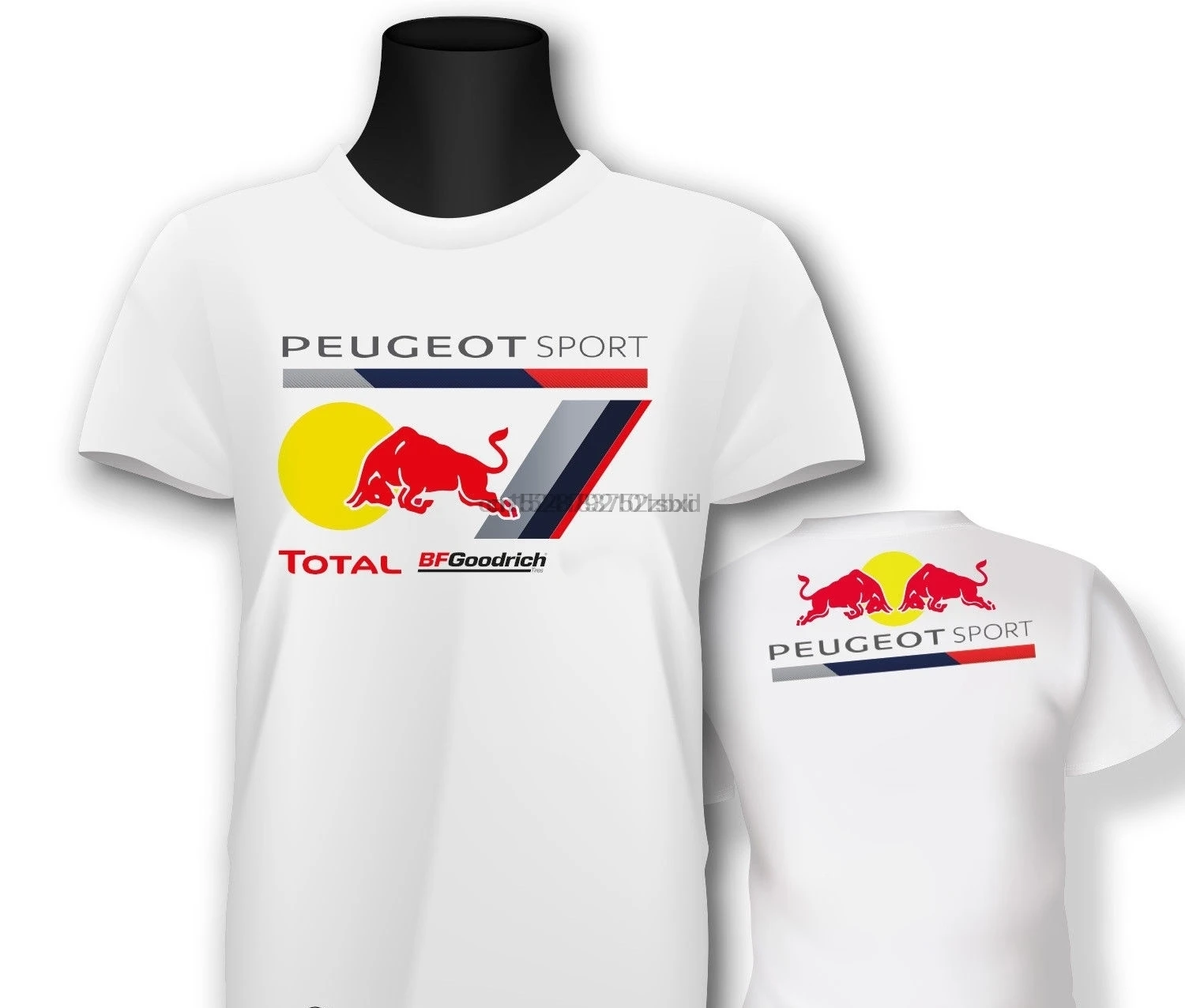 Модный дизайн peugeot Sport футболка с короткими рукавами и логотипом Bfgoodrich высокое
