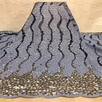 

2020 Latest African 3d Applique Lace Fabrics 2020 High Quality Lace Guipure Cord Lace Fabric For Women Party Dress Material