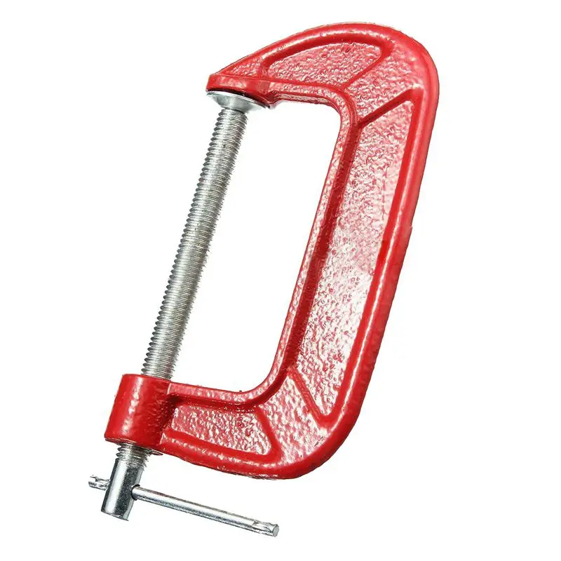 Сверхмощный металлический C-clamp G-clamp ручной работы по дереву плотник тиски рукоятка инструменты