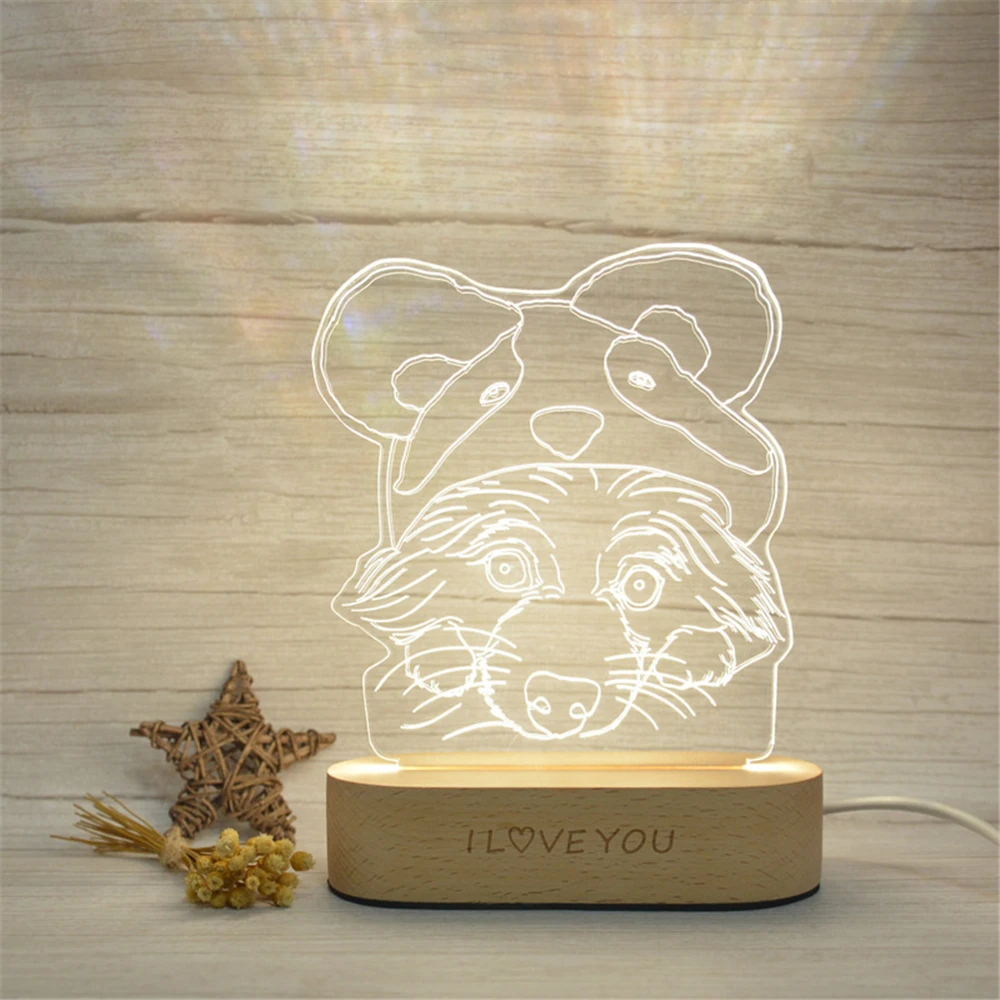 Персонализированные пользовательские фото 3D лампа USB ночник фото текст Настроить Свадьба Юбилей Рождество подарки на день рождения