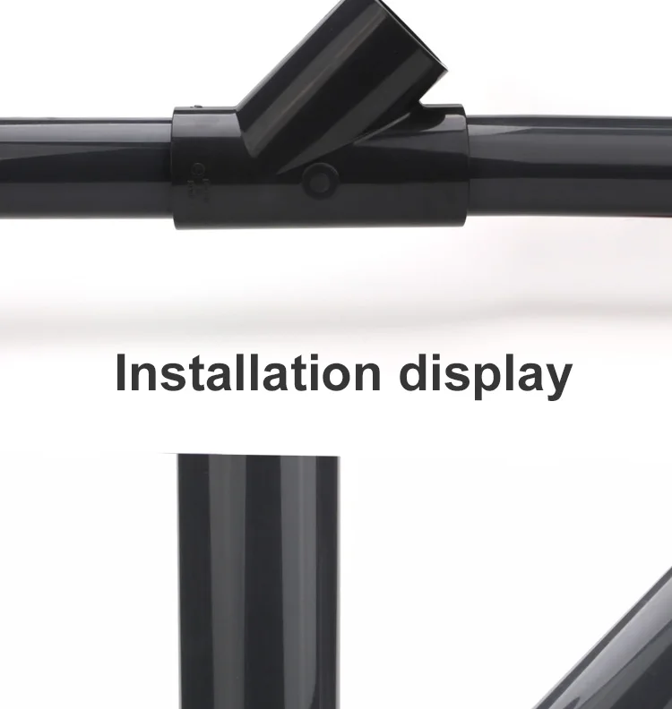 conexão de tubulação de drenagem de água igual din padrão plástico upvc skew pvc wye graus tee