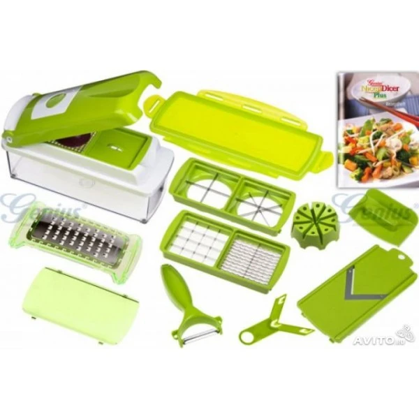 Groentensnijder Nicer Dicer Plus gebruiksvoorwerpen| - AliExpress