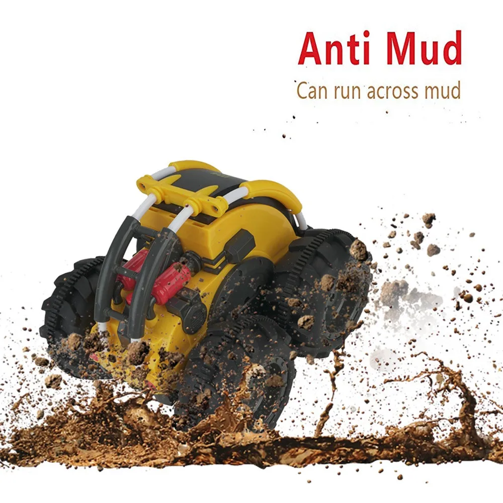 Intelligent 1:24 Remote Control Waterproof RC Stunt Car 360°Rotating Tumbling Truck Kids kids toys juguetes brinquedos игрушки