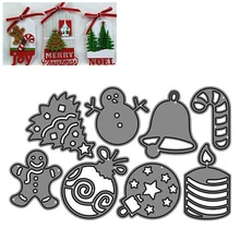 Corte De Aço Morre Embossing Morre Para Scrapbooking Foto do natal Cartões de Papel Decoração da Casa do Ofício