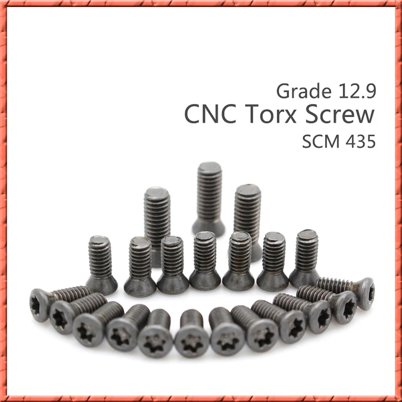 100 шт./лот M1.8/M2/M2.2/M2.5/M3/M3.5/M4/M5/M6 SCM435 шток ножа винт 12 9 Torx CNC фрезерные лезвия режущая
