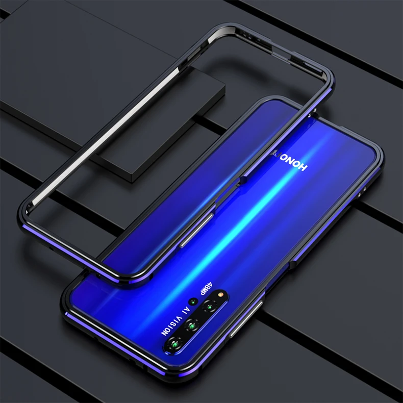 Для huawei Nova 5t чехол роскошный глянцевый алюминиевый бампер чехол для huawei Nova 5t чехол fundas Honor 20 чехол с металлической рамкой
