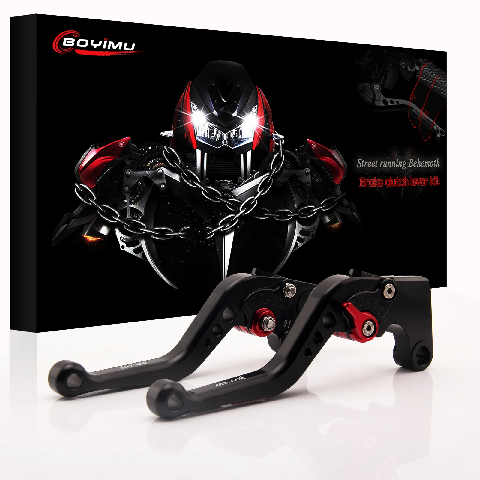 

For Yamaha MT09 FJ09 MT 09 FJ 09 MT-09 Tracer SR 2014-2019 Motorcycle Short CNC Brake Clutch Levers LOGO MT09h Levers