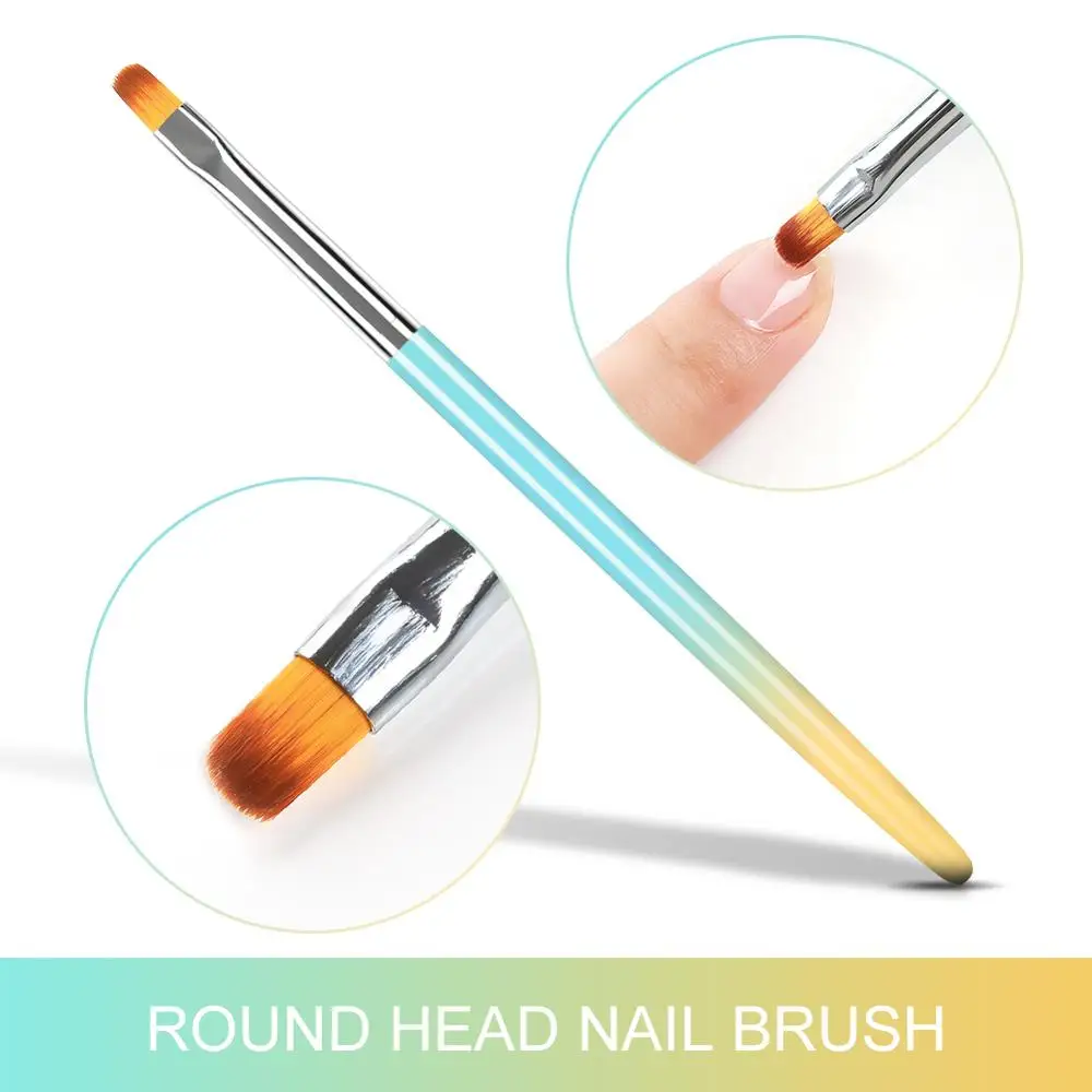 New Manicure Nail Art Tools Acrylic UV Gel Brush Liner Painting Pen Acrylic Drawing Brush For Nails Gradient Rhinestone Dotting