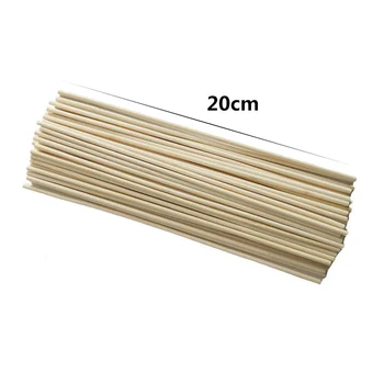 

100 Pcs 3mm Wooden Plant Grow Support Bamboo Plant Sticks Garden Canes Plants Flower Support Stick Gardening Supplies