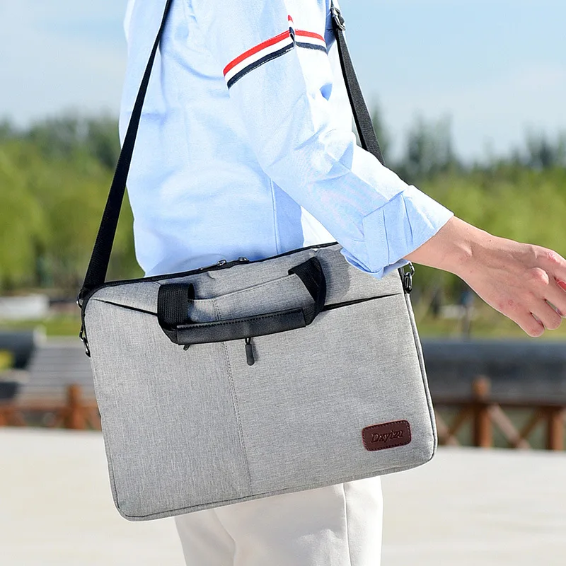 

2019 New Style Men's Simple Business One-Shoulder Handbag Lightweight Casual Nylon Computer Bag