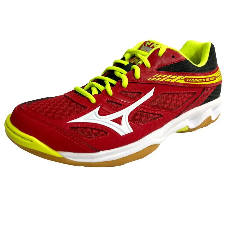 Оригинальная Классическая обувь для настольного тенниса Mizuno для мужчин и женщин, Воздухопроницаемый Легковесный спортивная обувь кроссовки - Цвет: V1GA 177091