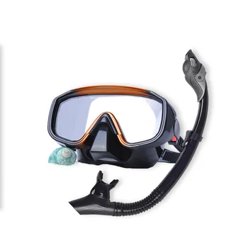 

Snorkeling Snorkel Swimming Goggles Dry Tube Scuba Dive Underwater Fishing Pool Kids Easy Breath Diving Mask Set Hunting