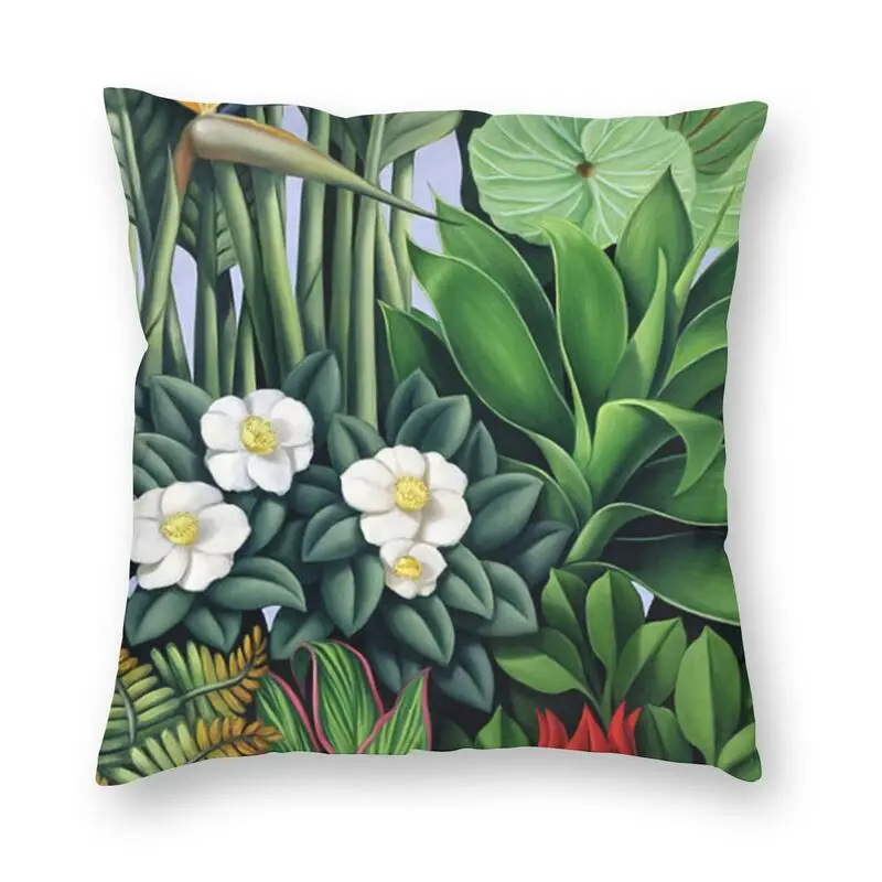 

Cool Catherine Abel Foliage Greenery Jungle Flowers Pillow Cover Decoration 3D Printing Australian Artist Cushion Cover For Sofa
